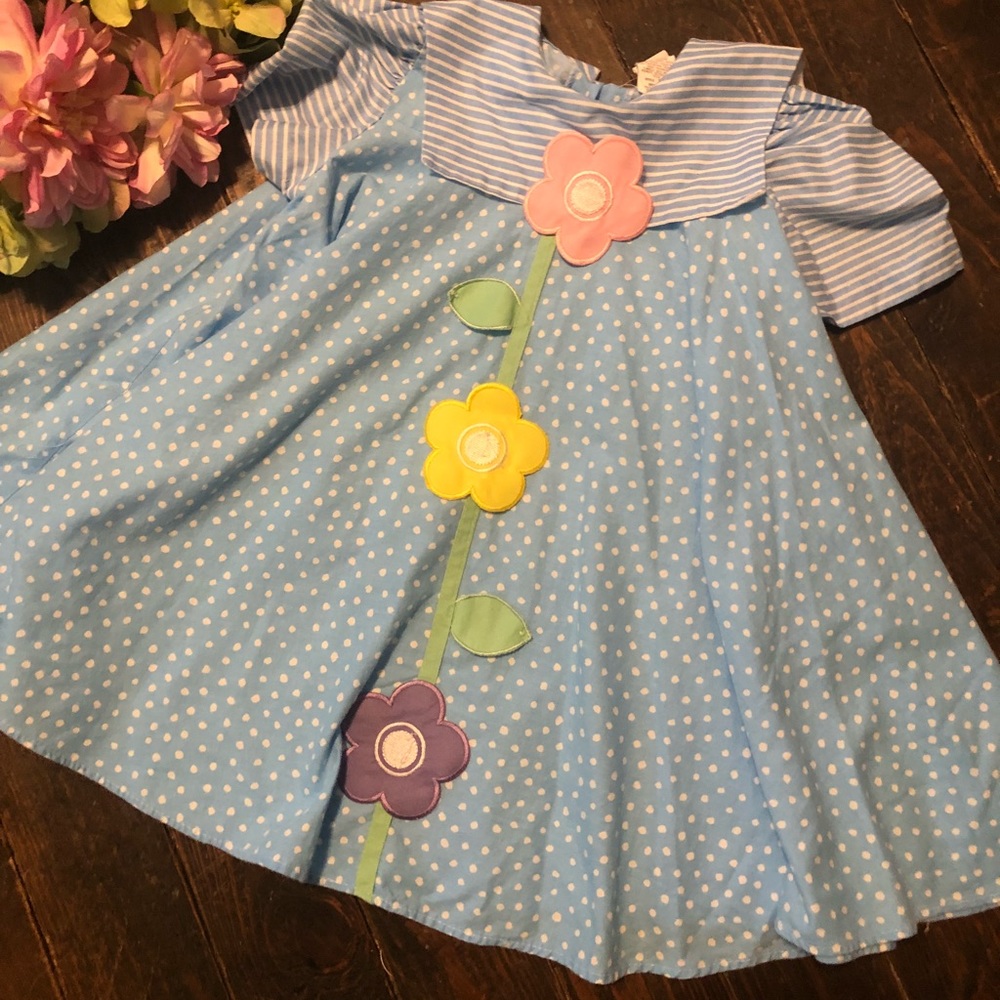 Peaches & Cream Flower Dress